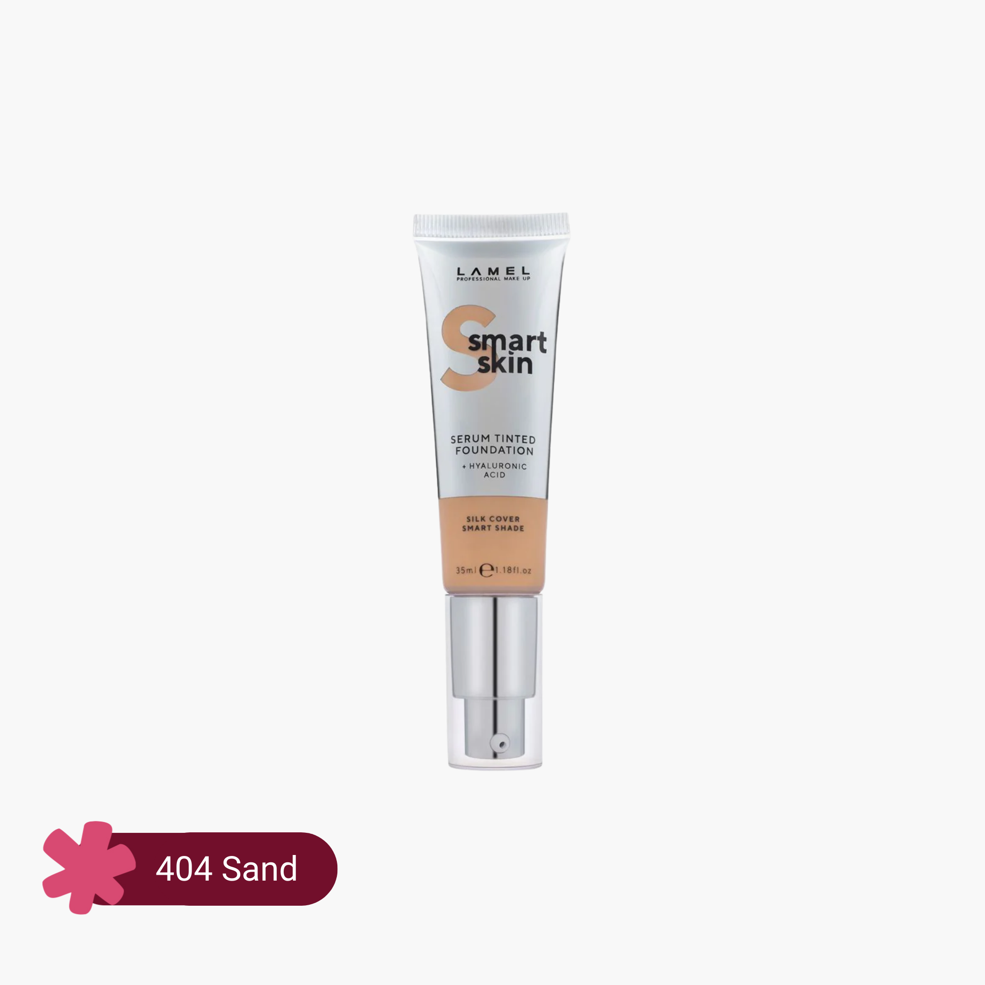 Lamel Smart Skin Serum Tinted Foundation 404 Sand 35ml