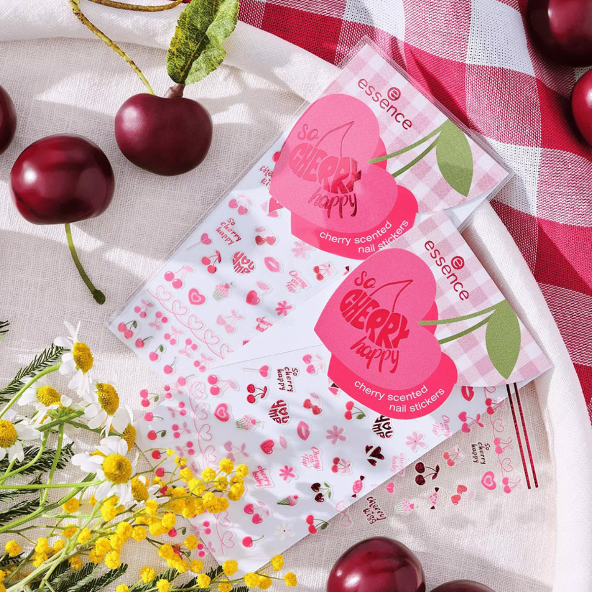 Essence So Cherry Happy Cherry Scented Nail Stickers