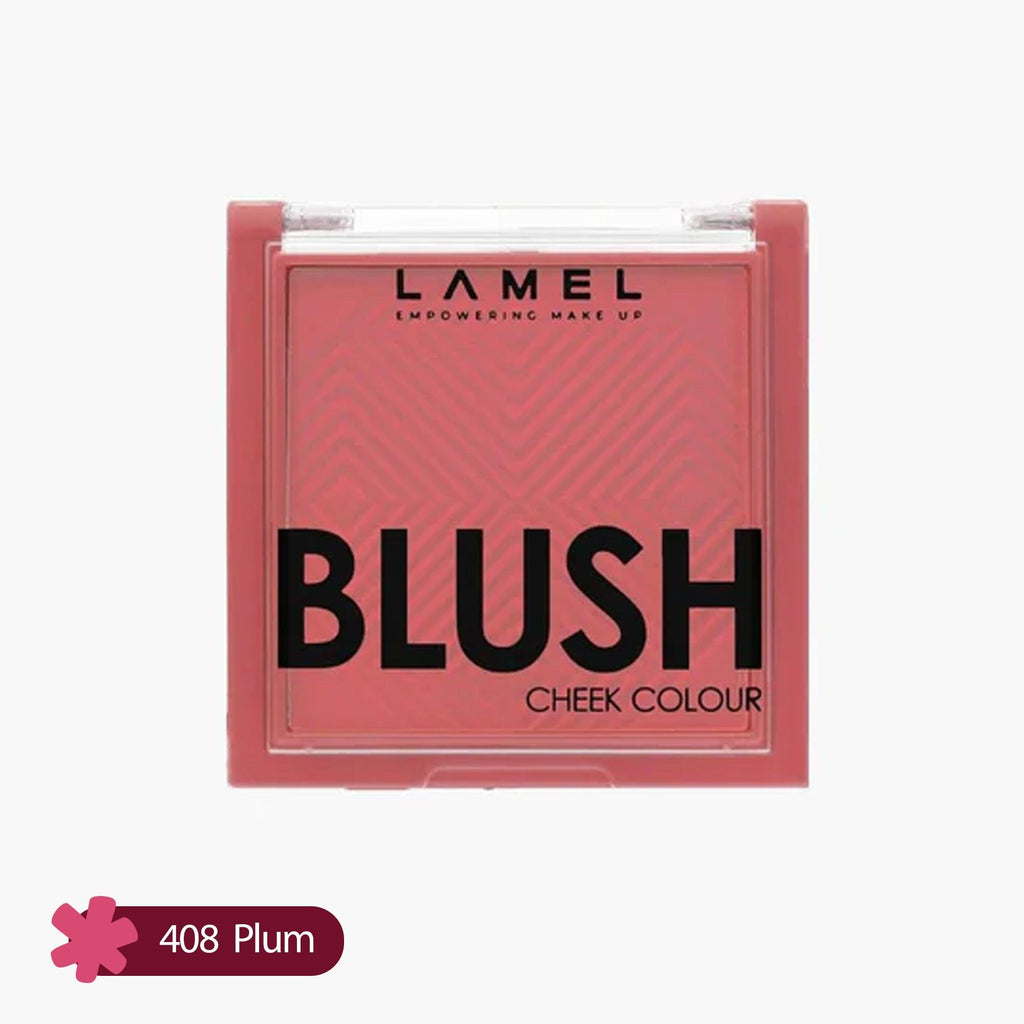 Lamel Blush Cheek Colour 408 Plum 3.8gm