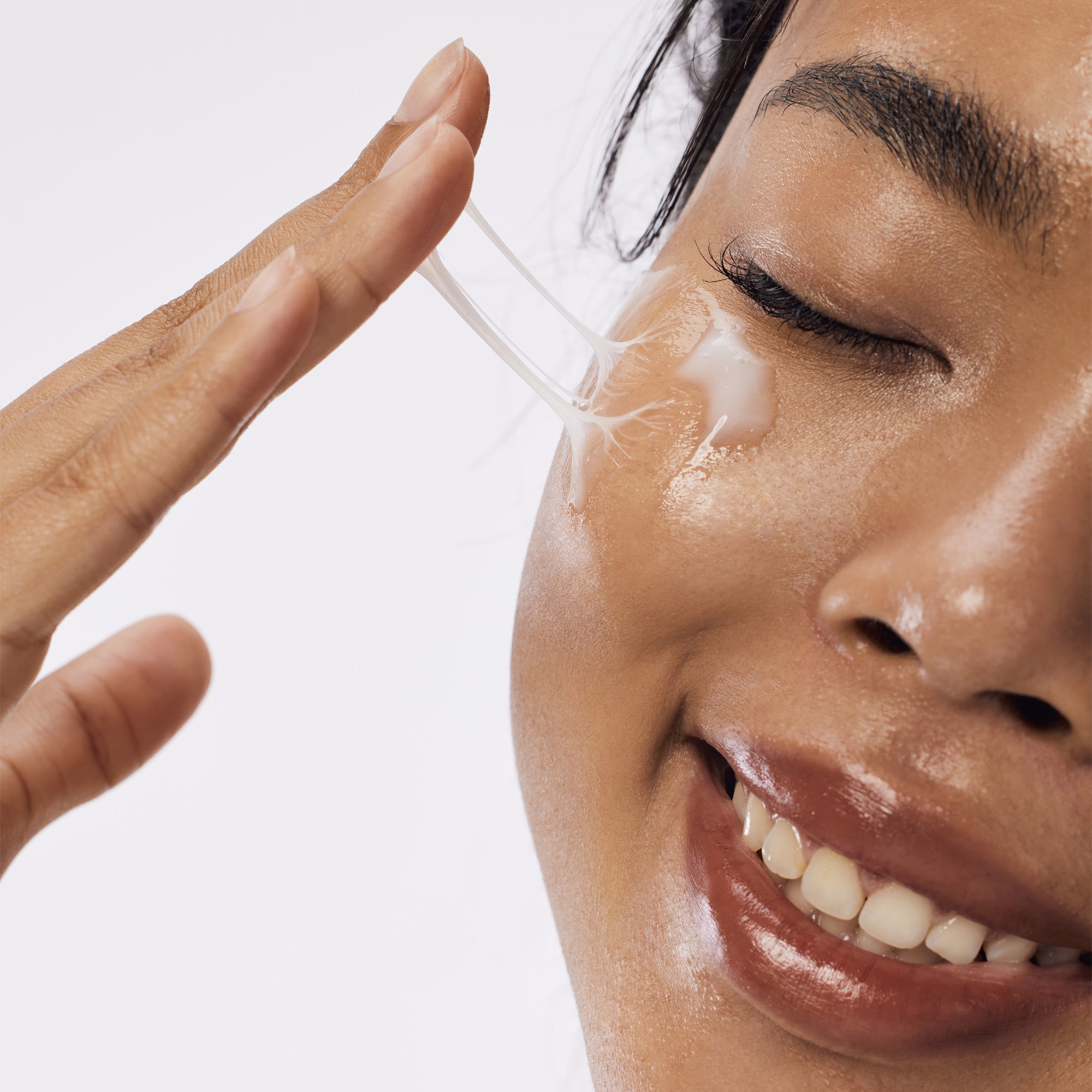 COSRX Advanced Snail 92 All In One Cream applying on face