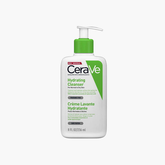 CeraVe Hydrating Cleanser for Normal to Dry Skin Perfume Free 236ml - TheSkinFit