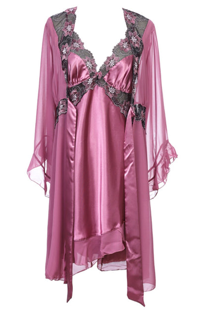 BLS Harriet Silk And Chantilly Nighty Rose