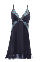 BLS Harriet Silk And Chantilly Nighty Terquoise