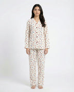 Sajiero Summer Crinkled Pajama Suit Plush Kitty