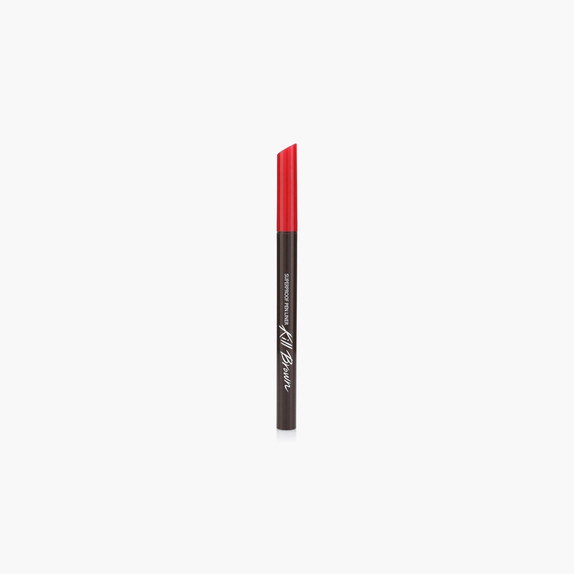Clio Superproof Pen Liner Kill Brown 02 Brown 1 Piece - TheSkinFit