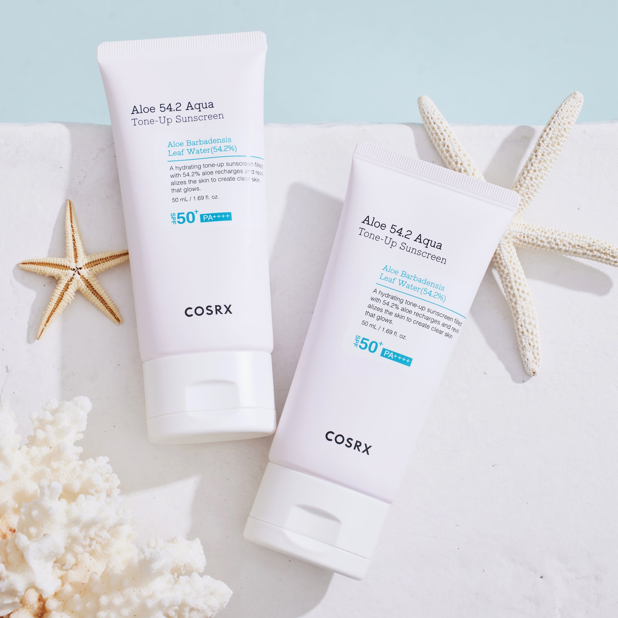 cosrx aloe 54.2 aqua tone up sunscreen 50ml price
