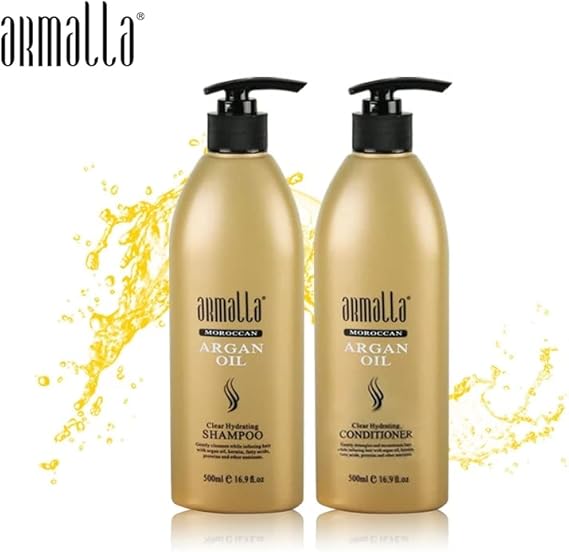 Armalla Moroccan Argan Oil Clear Hydrating Shampoo 500ml how to use