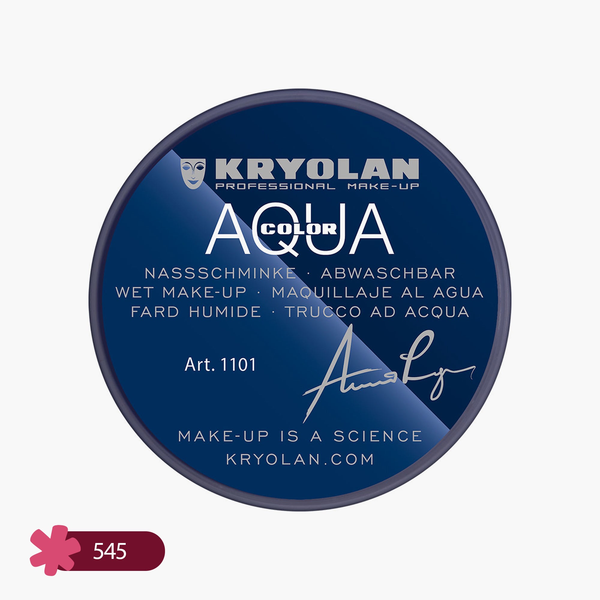 Kryolan Aquacolor Cake Liner 545 Royal Blue 8ml