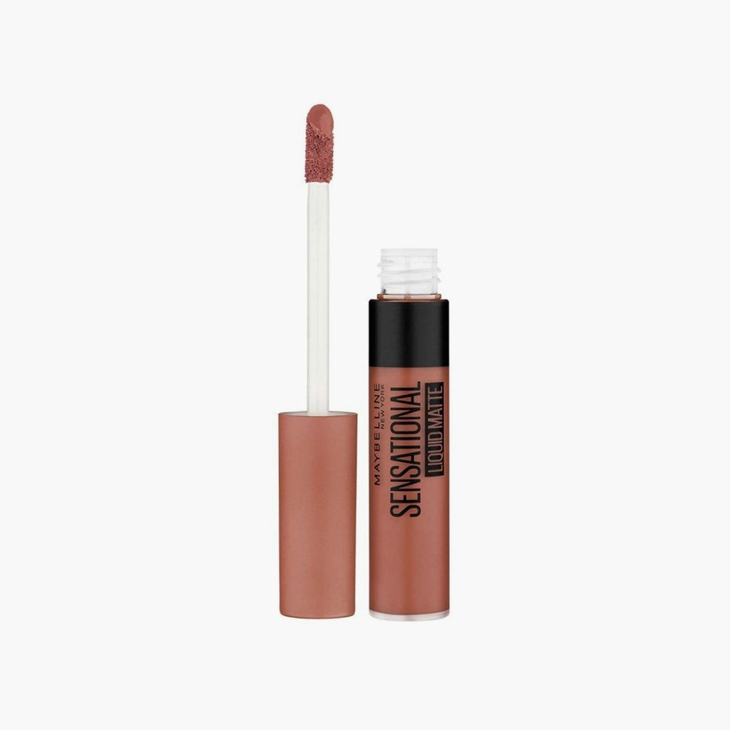 Maybelline Sensational Liquid Matte Lipstick NU01 Bare It All 7ml - TheSkinFit