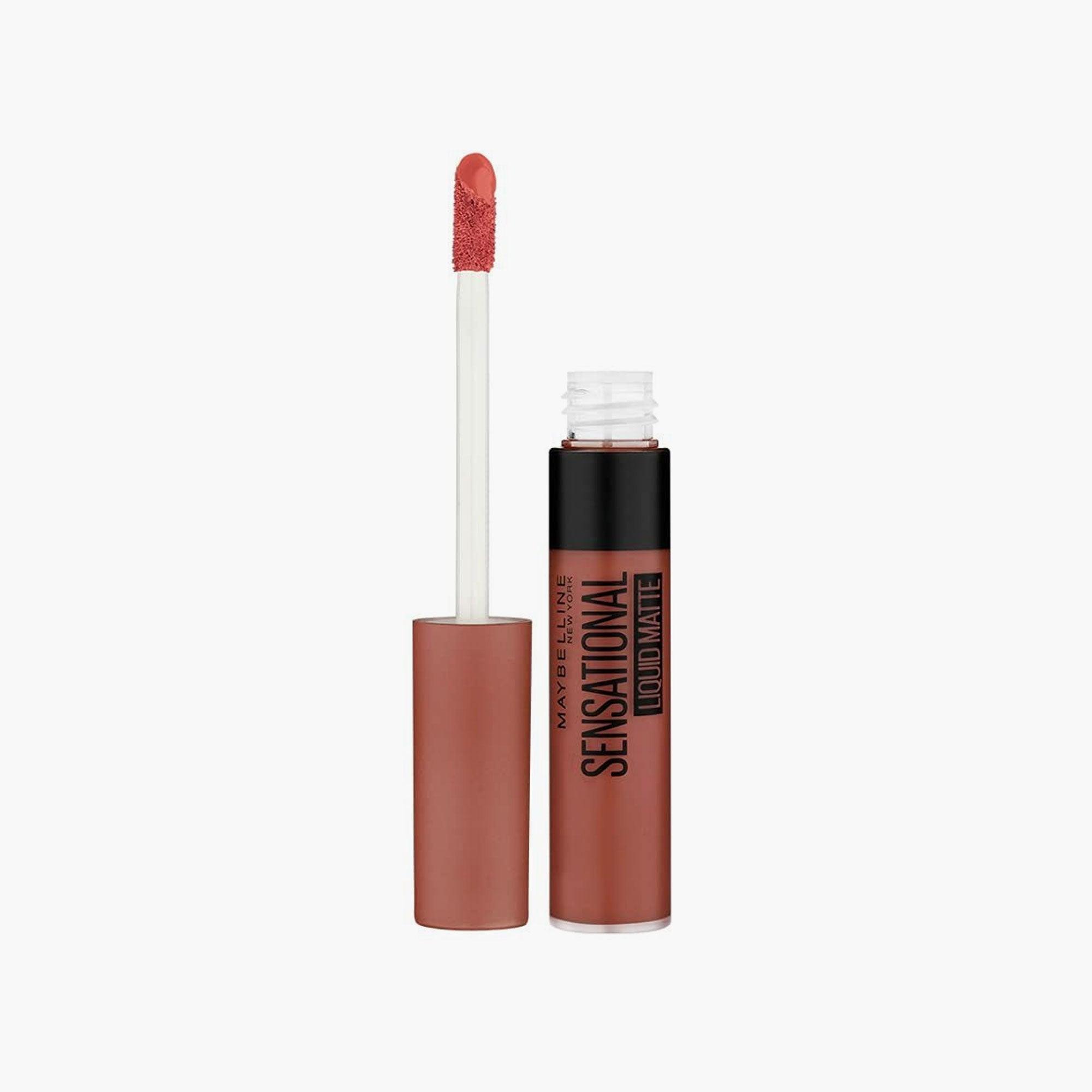 Maybelline Sensational Liquid Matte Lipstick NU02 Strip It Off 7ml - TheSkinFit