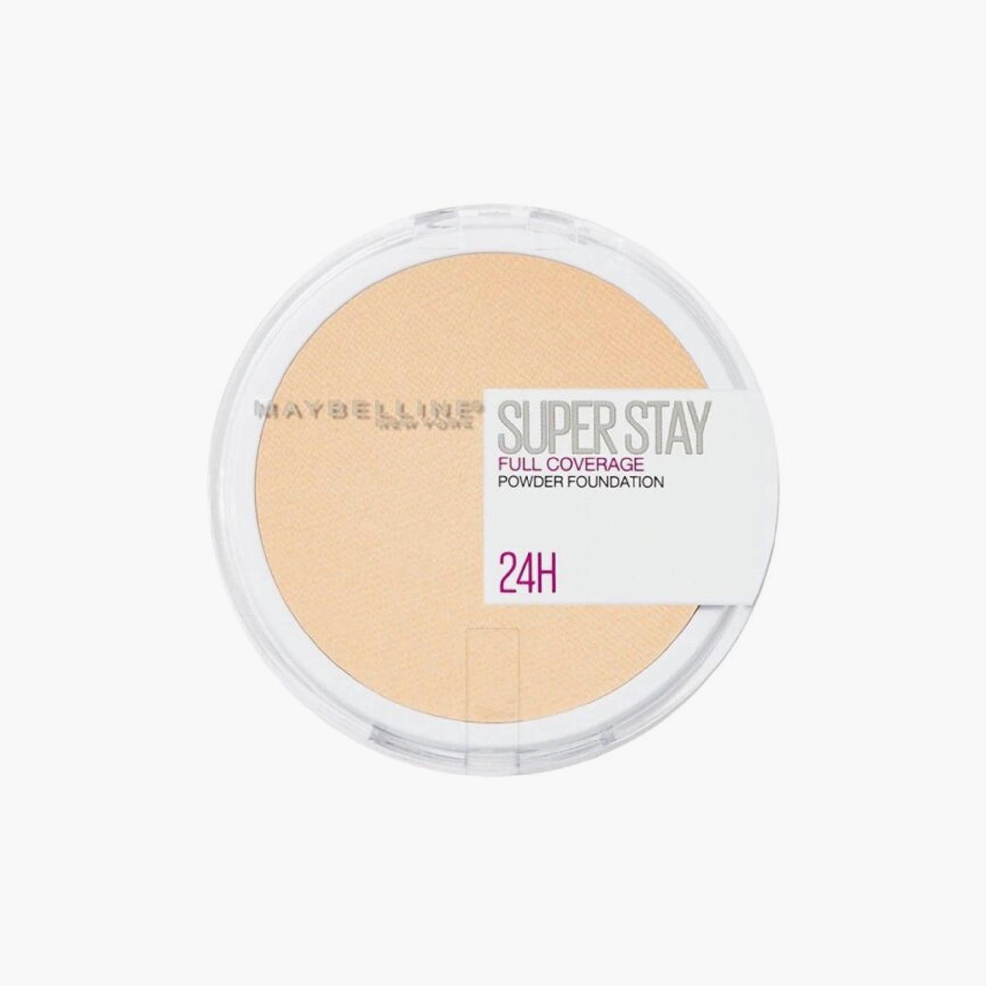 Maybelline New York Super Stay 24H Full Coverage Powder Foundation 220 Natural Beige 6gm - TheSkinFit