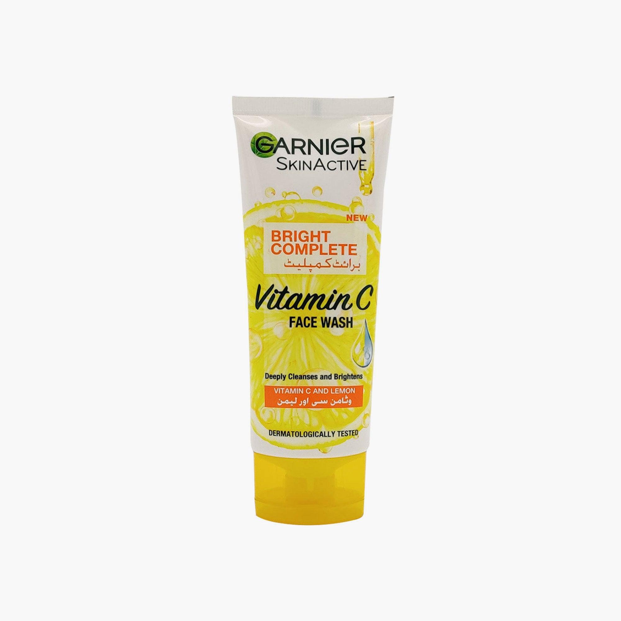 Garnier SkinActive Bright Complete Vitamin C Face Wash 50ml - TheSkinFit