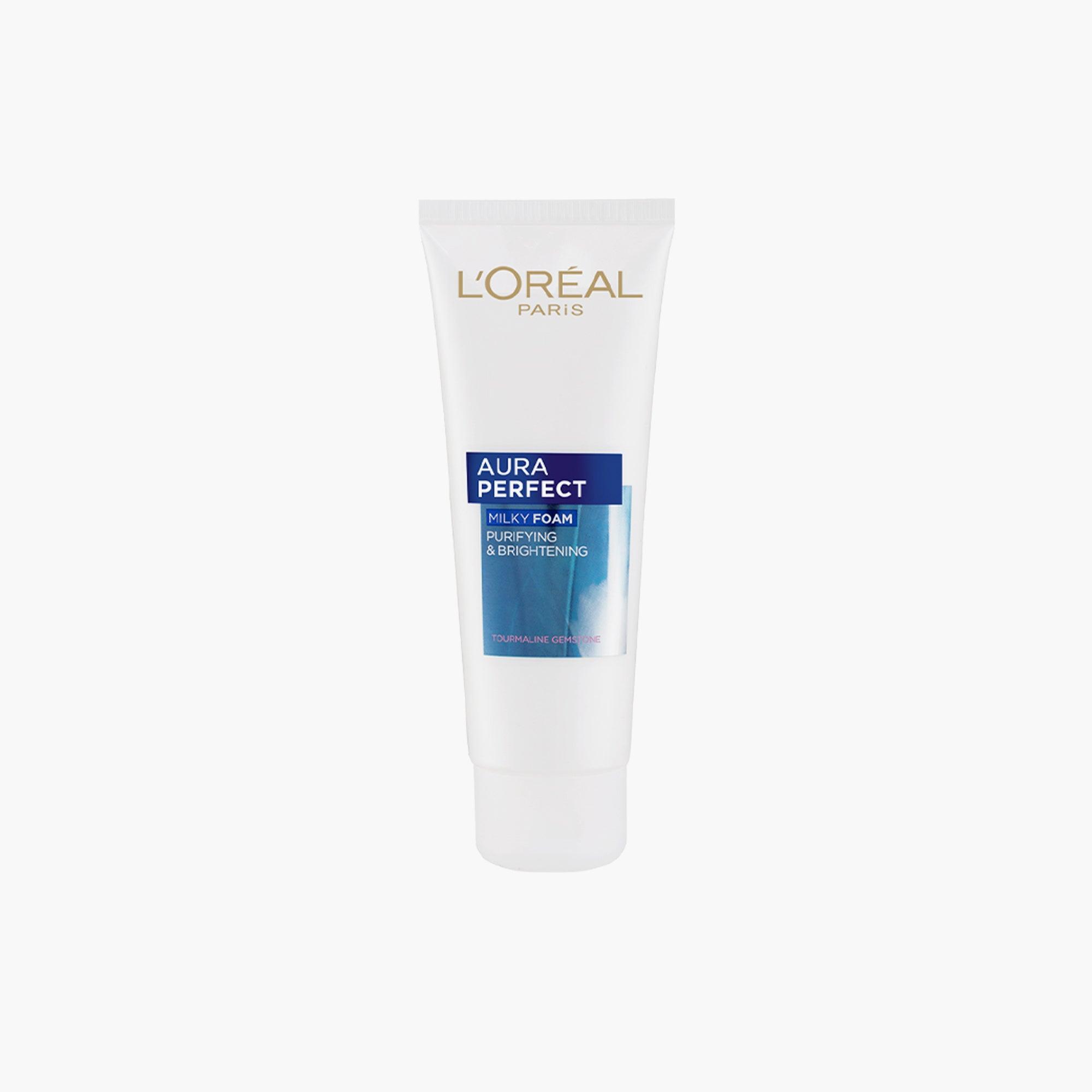 L'Oreal Paris Aura Perfect Milky Foam Cleanser Purifying And Brightening 100ml