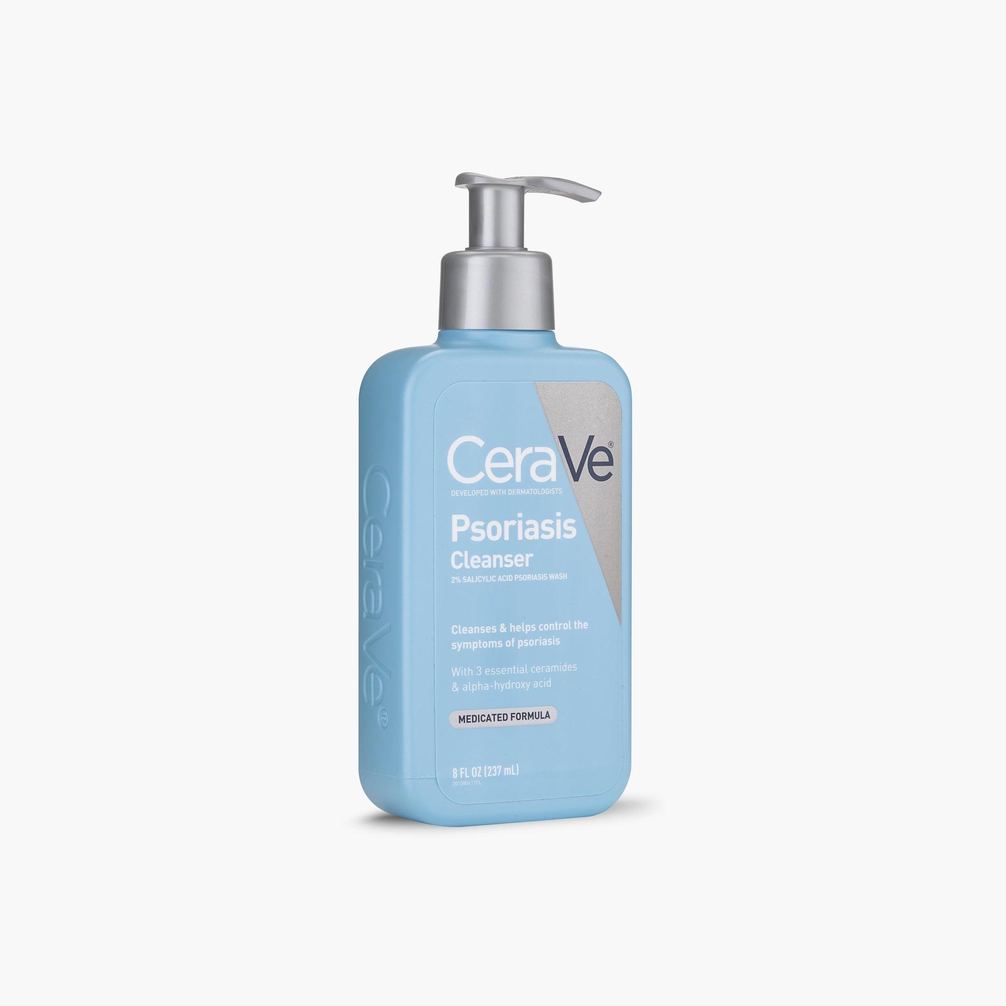 CeraVe Psoriasis Cleanser 2% Salicylic Acid Psoriasis Wash 237ml - TheSkinFit