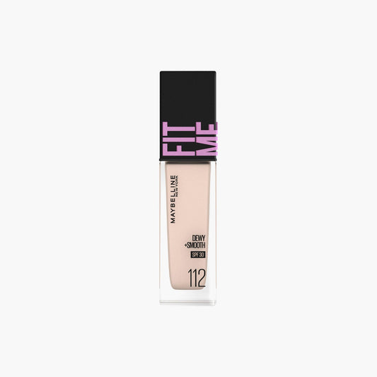 Maybelline New York Fit Me Dewy+Smooth Liquid Foundation SPF 30 112 Natural Ivory 30ml - TheSkinFit