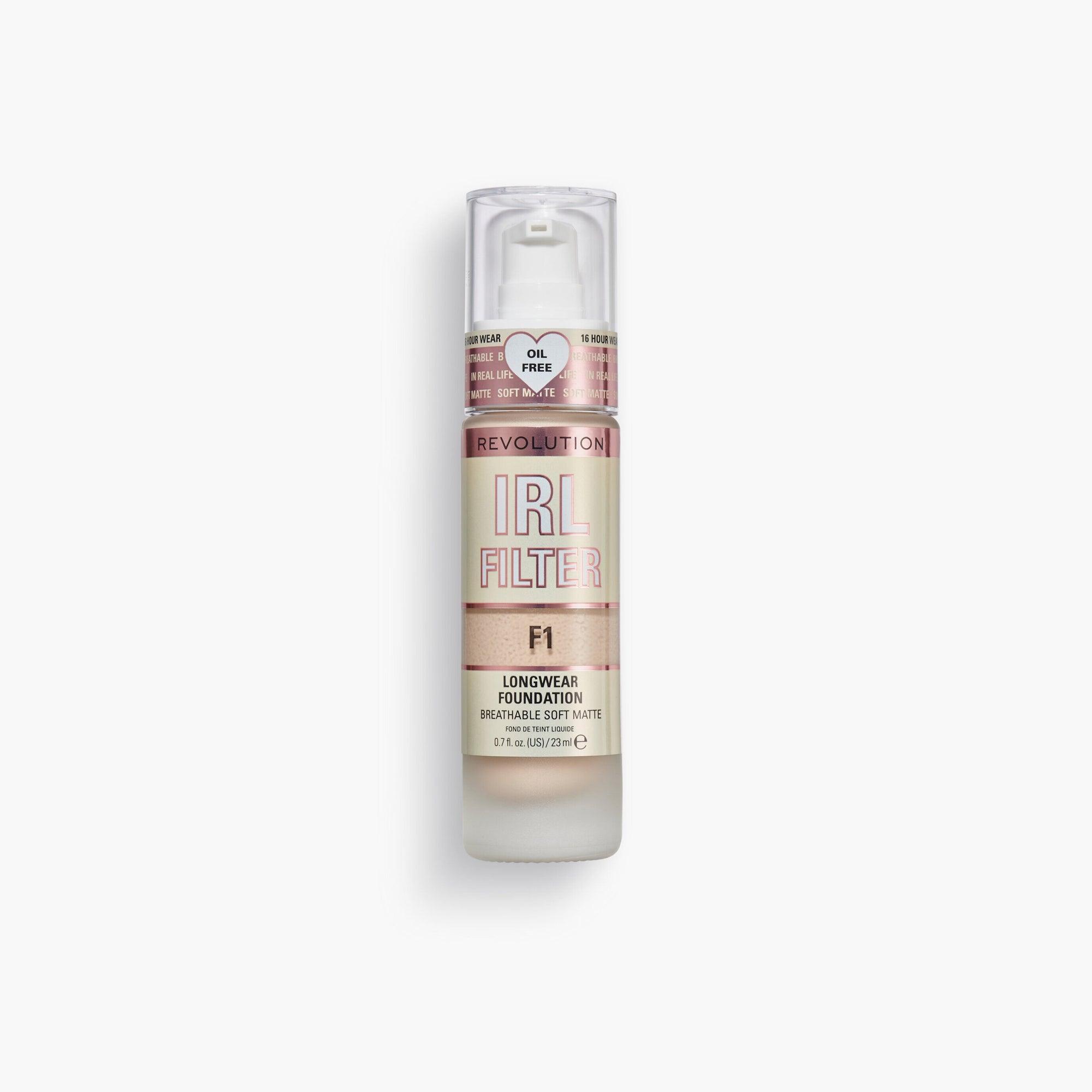 Revolution IRL Filter Longwear Foundation F1 23ml