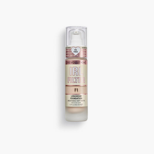Revolution IRL Filter Longwear Foundation F1 23ml - TheSkinFit