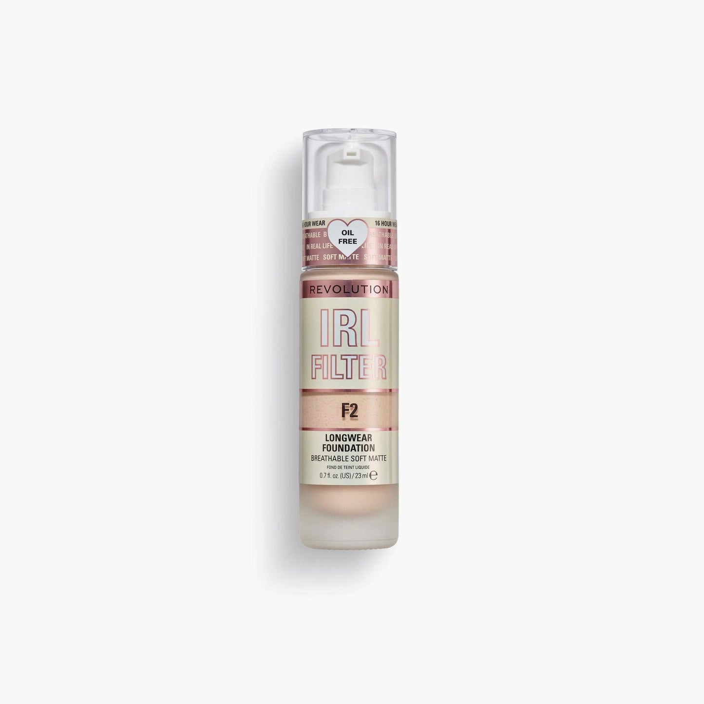 Revolution IRL Filter Longwear Foundation F2 23ml - TheSkinFit