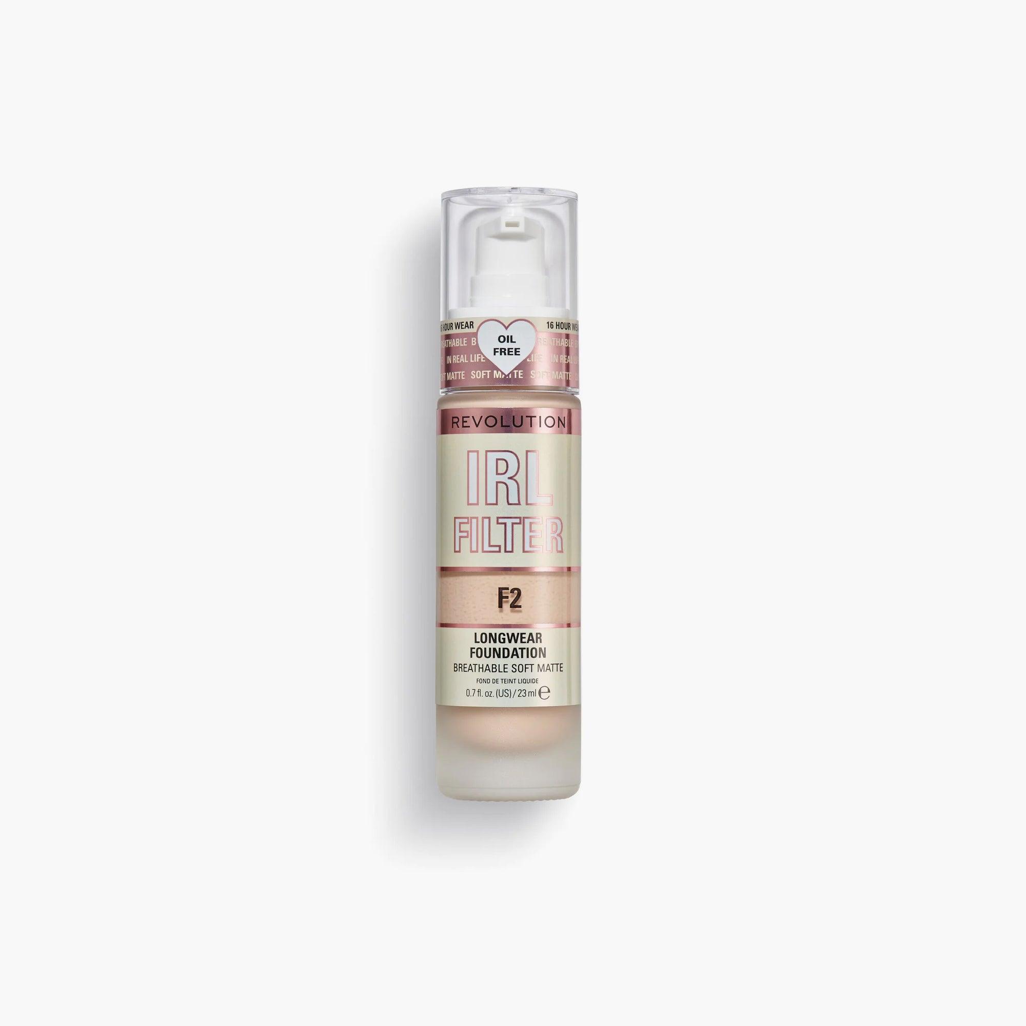Revolution IRL Filter Longwear Foundation F2 23ml