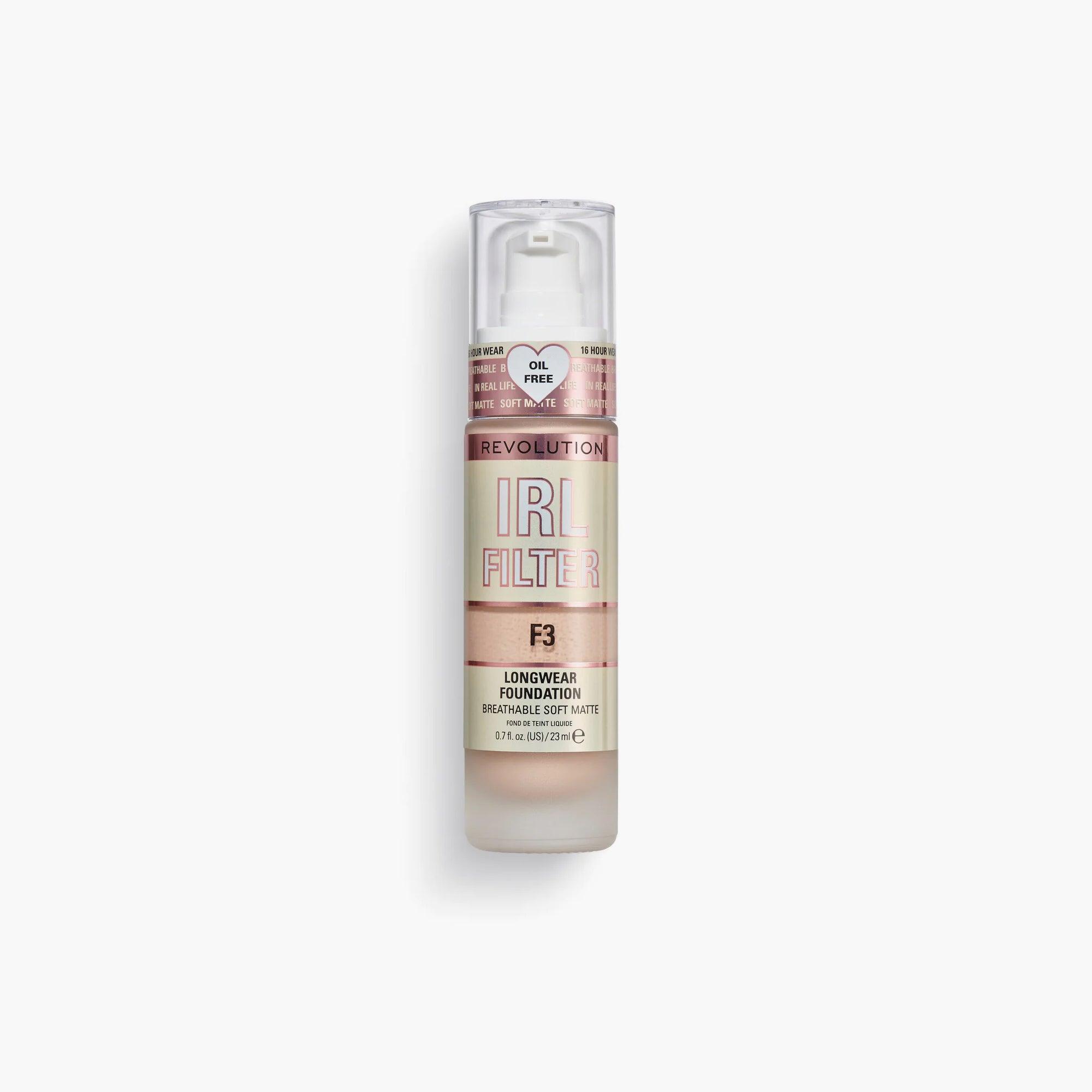 Revolution IRL Filter Longwear Foundation F3 23ml