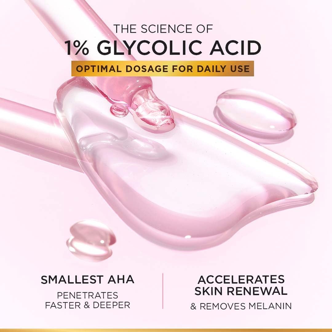 L'Oreal Paris Glycolic-Bright 1.0% Glycolic Acid Instant Glowing Serum 15ml