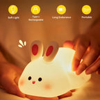 Cute Rabbit Silicone LED Night Light USB Rechargeable Touch Control price in Pakistan