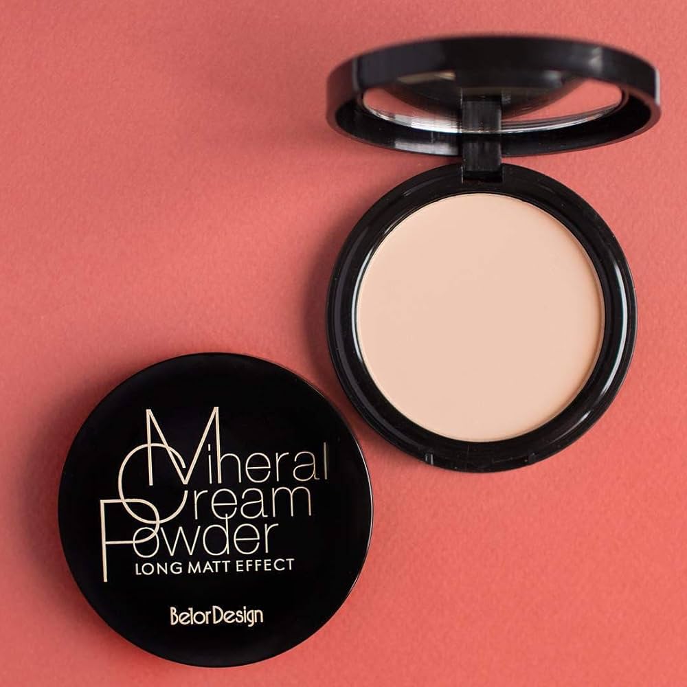 Belor Design Long Lasting Matte Effect Mineral Cream Powder 10gm