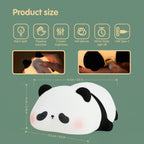 Cute Panda Silicone LED Night Light USB Rechargeable Touch Control in Pakistan