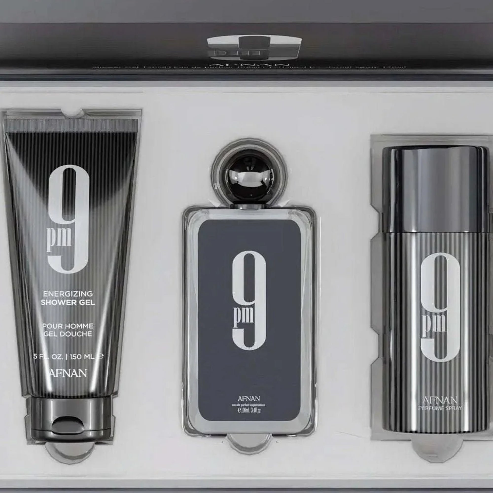 Afnan 9 PM 3 Piece Gift Set