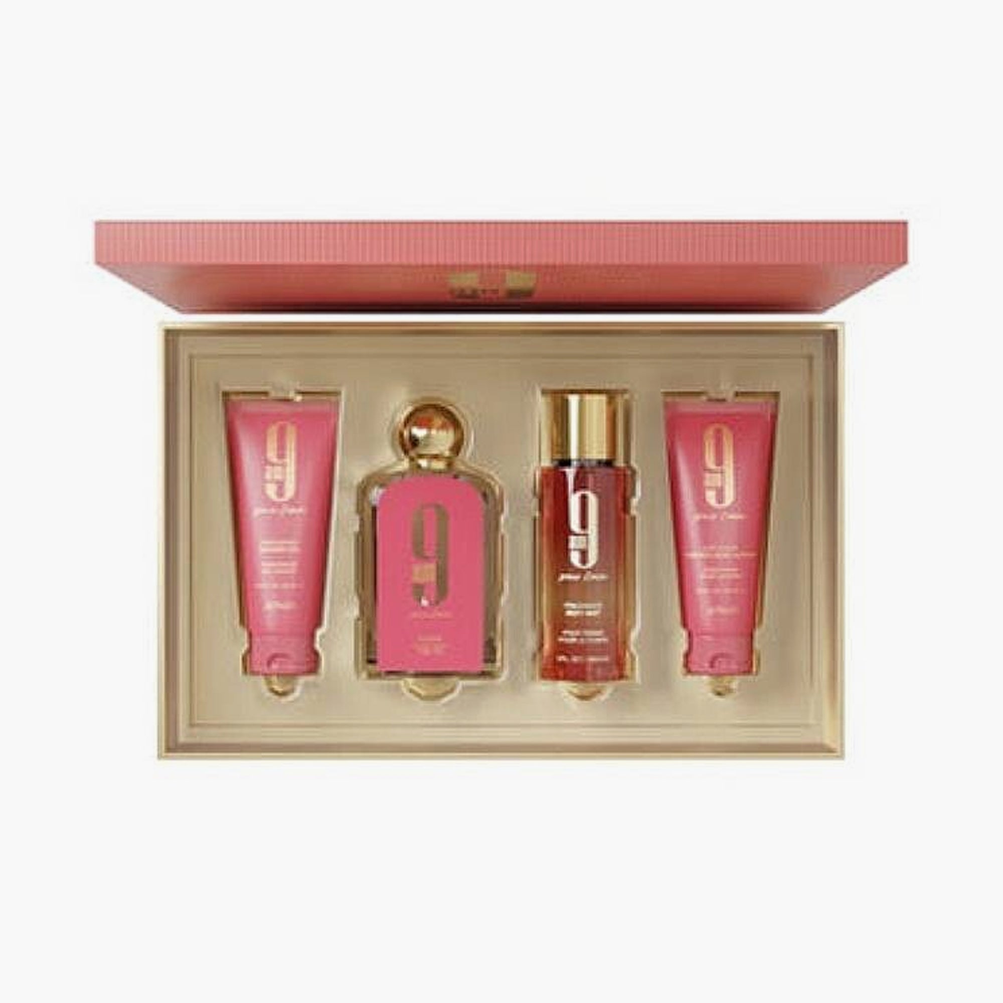 Afnan 9 AM Pour Femme 4 Piece Gift Set