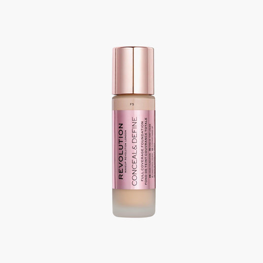 Revolution Conceal & Define Full Coverage Liquid Foundation F5 23ml - TheSkinFit