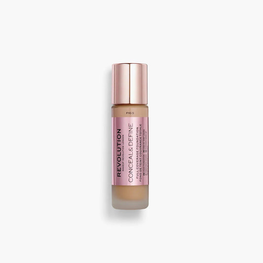 Revolution Conceal & Define Full Coverage Liquid Foundation F10.5 23ml - TheSkinFit