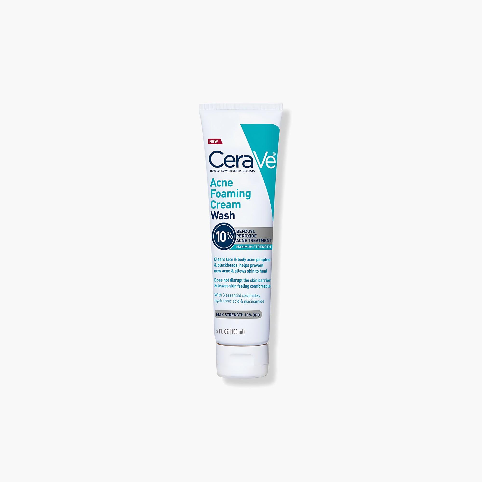 CeraVe Acne Foaming Cream Wash 150ml - TheSkinFit