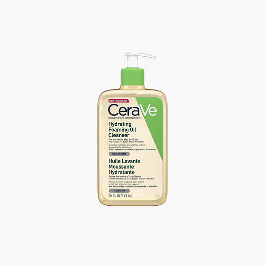 CeraVe Hydrating Foaming Oil Cleanser For Normal to Very Dry Skin 473ml - TheSkinFit