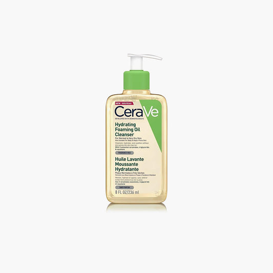 CeraVe Hydrating Foaming Oil Cleanser For Normal to Very Dry Skin 236ml - TheSkinFit