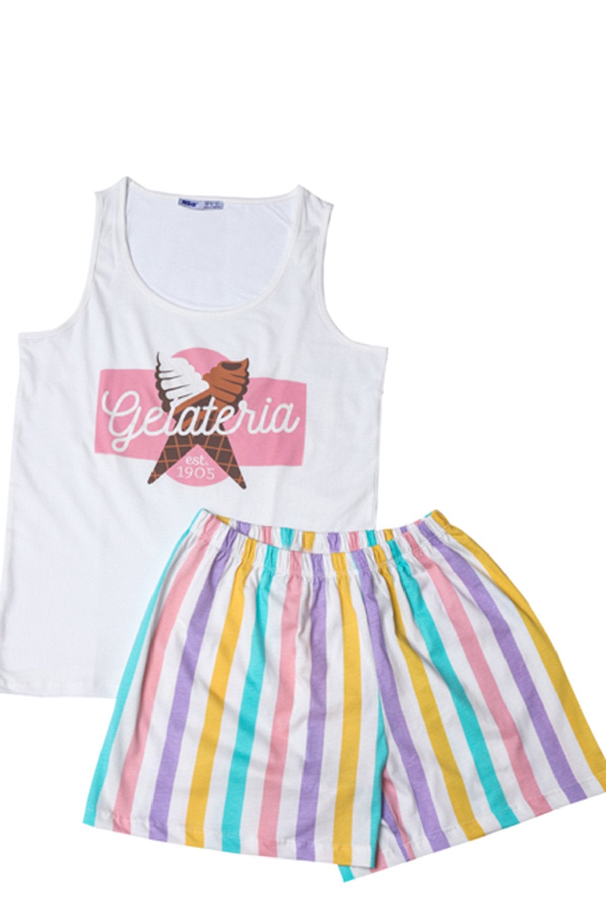 BLS Solvej Cotton Short Set Large
