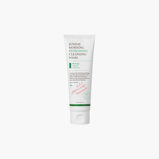 Axis-Y Sunday Morning Refreshing Cleansing Foam 120ml - TheSkinFit