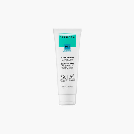 Sephora Prebiotics Clean Skin Gel Cleanse + Tone 125ml - TheSkinFit
