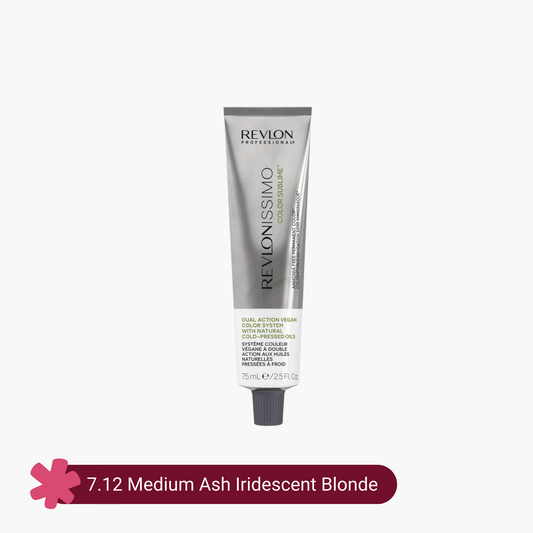 Revlon Professional Revlonissimo Color Sublime Ammonia Free Hair Color 7.12 Medium Ash Iridescent Blonde 75ml