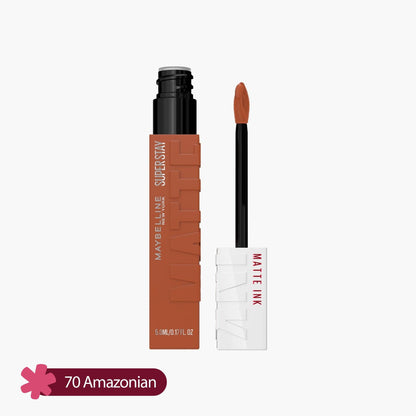 Maybelline Super Stay Matte Ink Liquid Lipstick 70 Amazonian 5ml