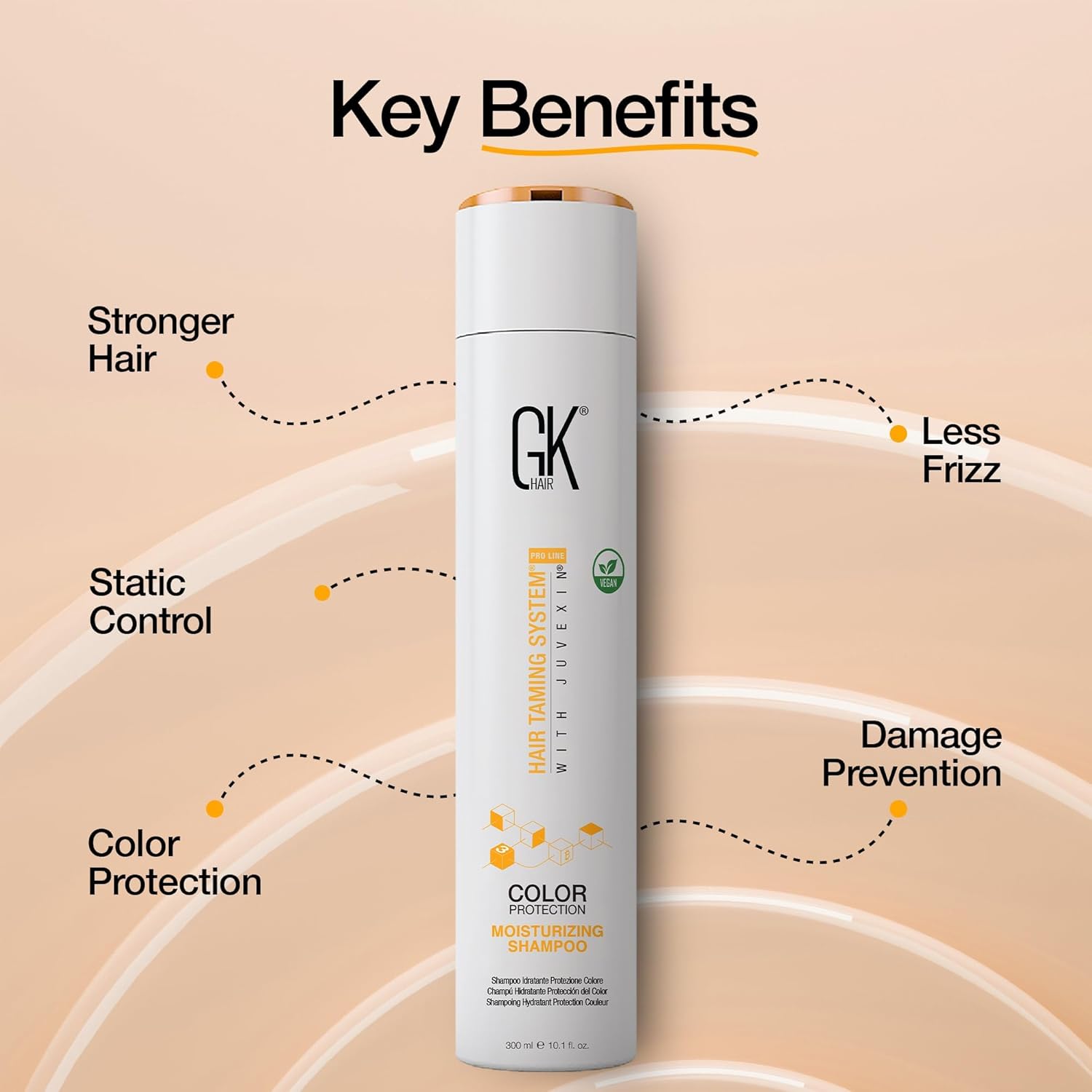 GK Hair Color Protection Taming System Moisturizing Shampoo 300ml