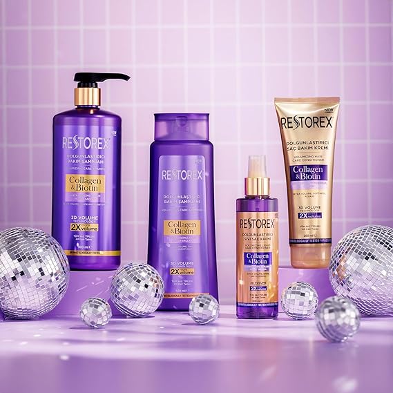 Restorex Collagen & Biotin Volumizing Liquid Conditioner For All Hair Types 200ml