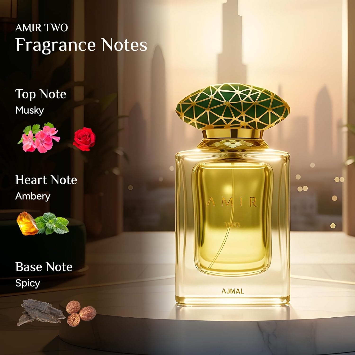 Ajmal Amir Two Eau De Parfum Unisex 50ml how to use