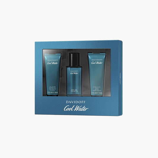 Davidoff Cool Water Men 3 Piece Gift Set - TheSkinFit