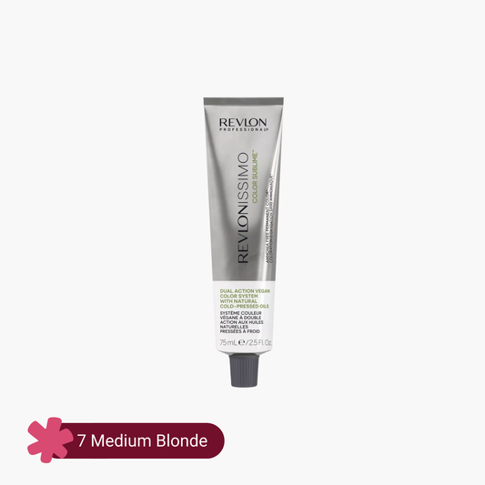 Revlon Professional Revlonissimo Color Sublime Ammonia Free Hair Color 7 Medium Blonde 75ml