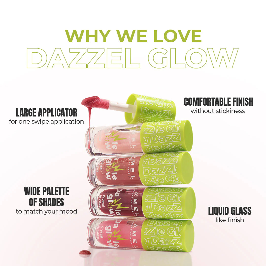 Lamel Dazzle Glow Crystal Lip Gloss 403 Fancy 5ml
