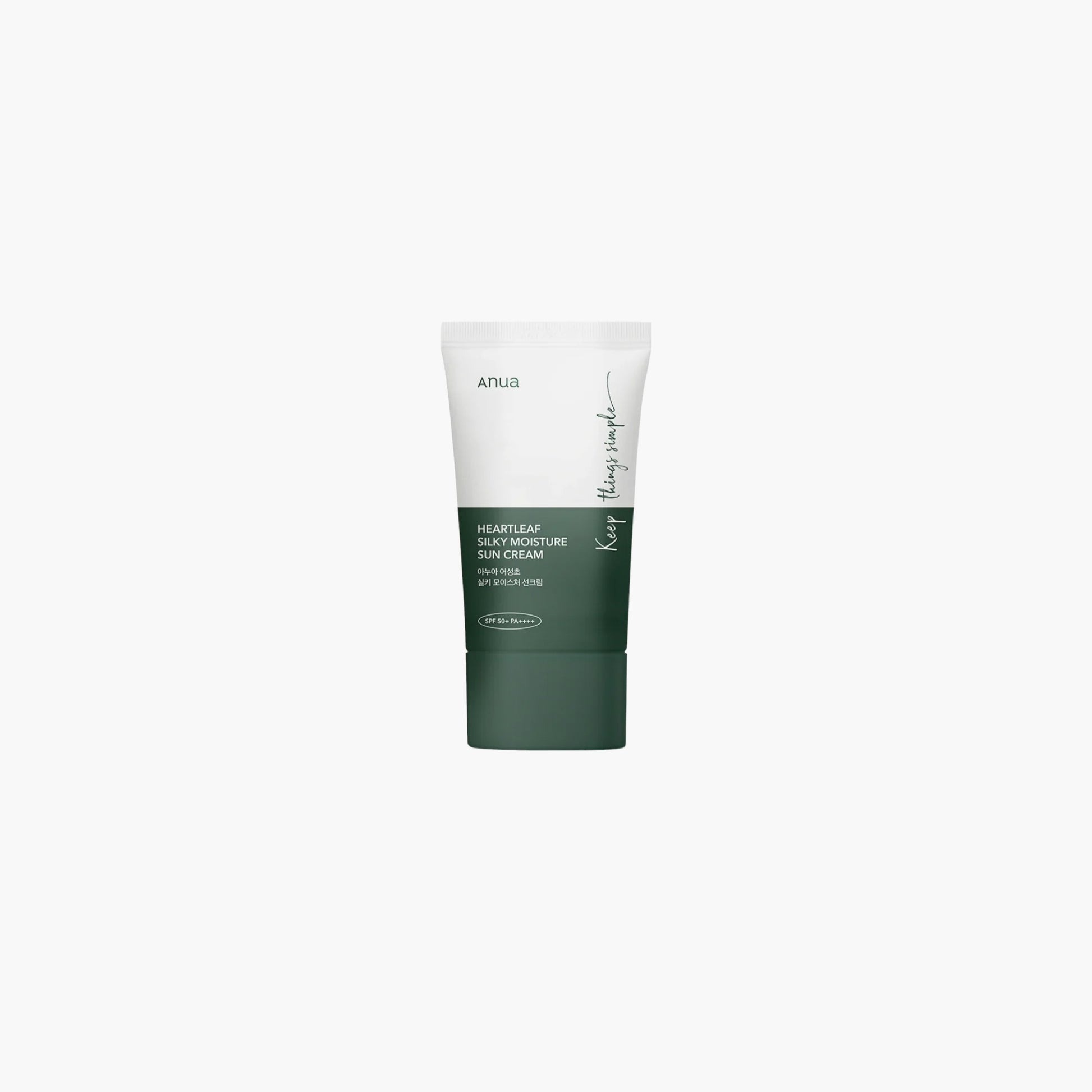 Anua Heartleaf Silky Moisture Sun Cream SPF 50+ PA+++ 50ml