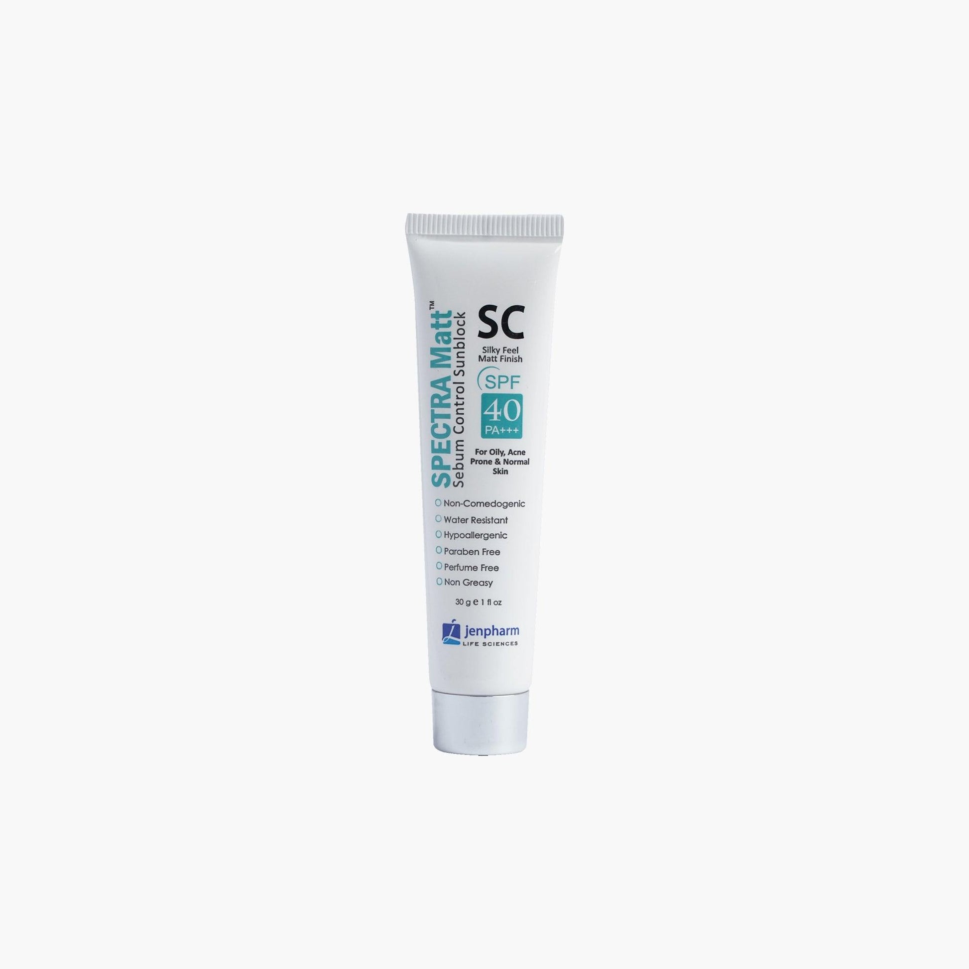 Jenpharm Spectra Matt Sebum Control Sunblock SPF40 PA+++ 30gm