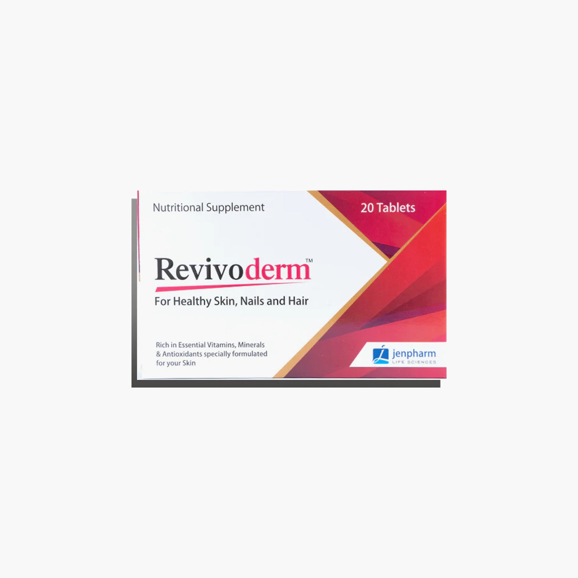 Jenpharm Revivoderm Nutritional Supplement 20 Tablets
