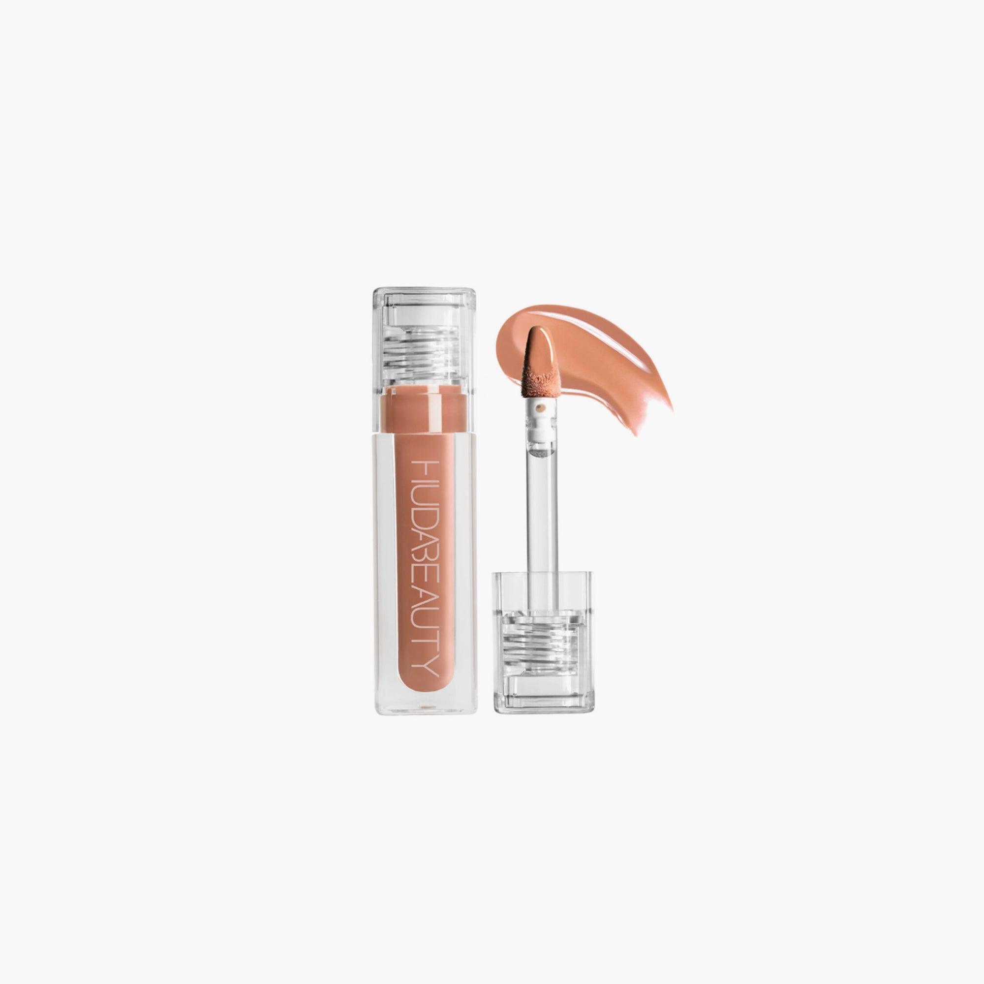 Huda Beauty Faux Filler Extra Shine Lip Gloss Honey 3.9ml - TheSkinFit